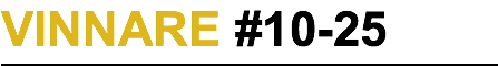 VINNARE #10-25